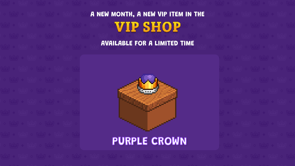 ⭐️ The August VIP Exclusive – Purple Crown ⭐️