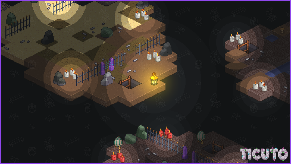 An image displaying one of the new spaces to explore on the time crystal archipelago.